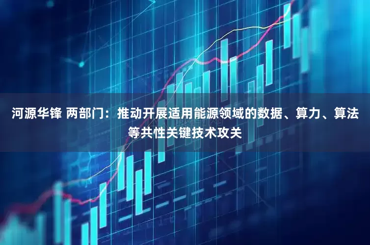 河源华锋 两部门：推动开展适用能源领域的数据、算力、算法等共性关键技术攻关